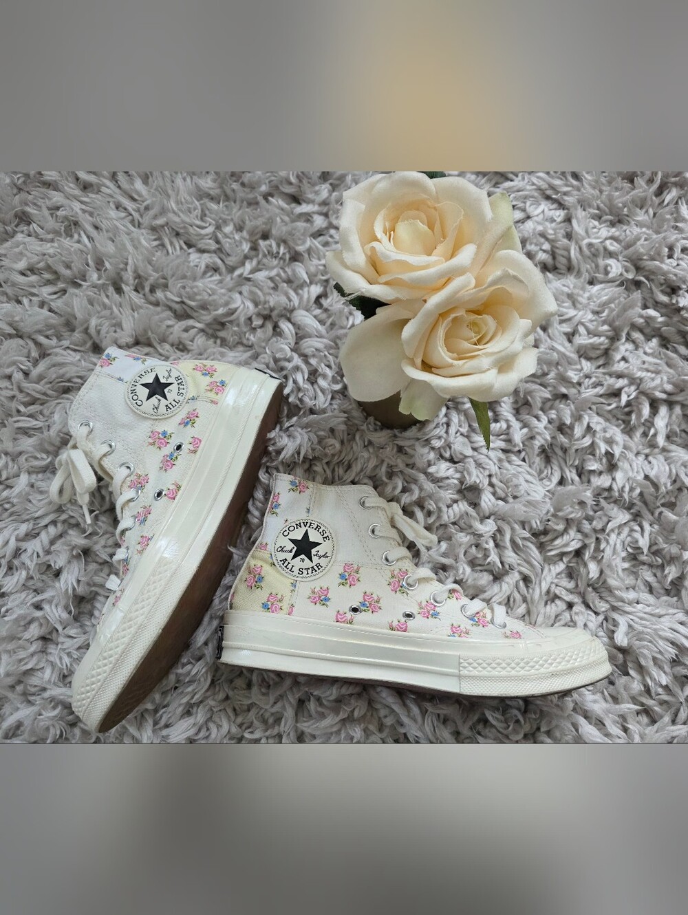Converse Chuck 70 High 'Patchwork Floral' Sneaker  Sz. 8